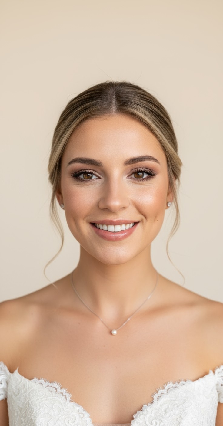 After Sleek Wedding Updo